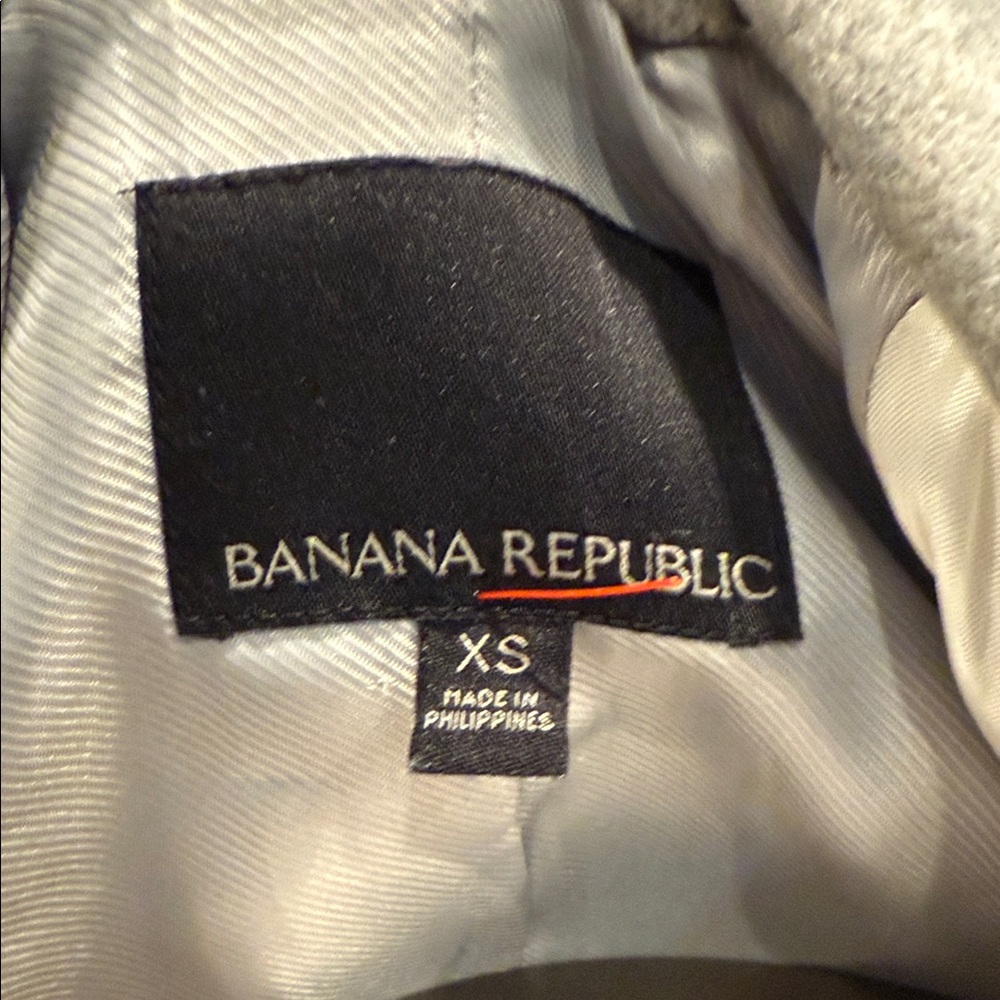 Banana Republic Women's Gray Pea Coat - Picture 2 of 6